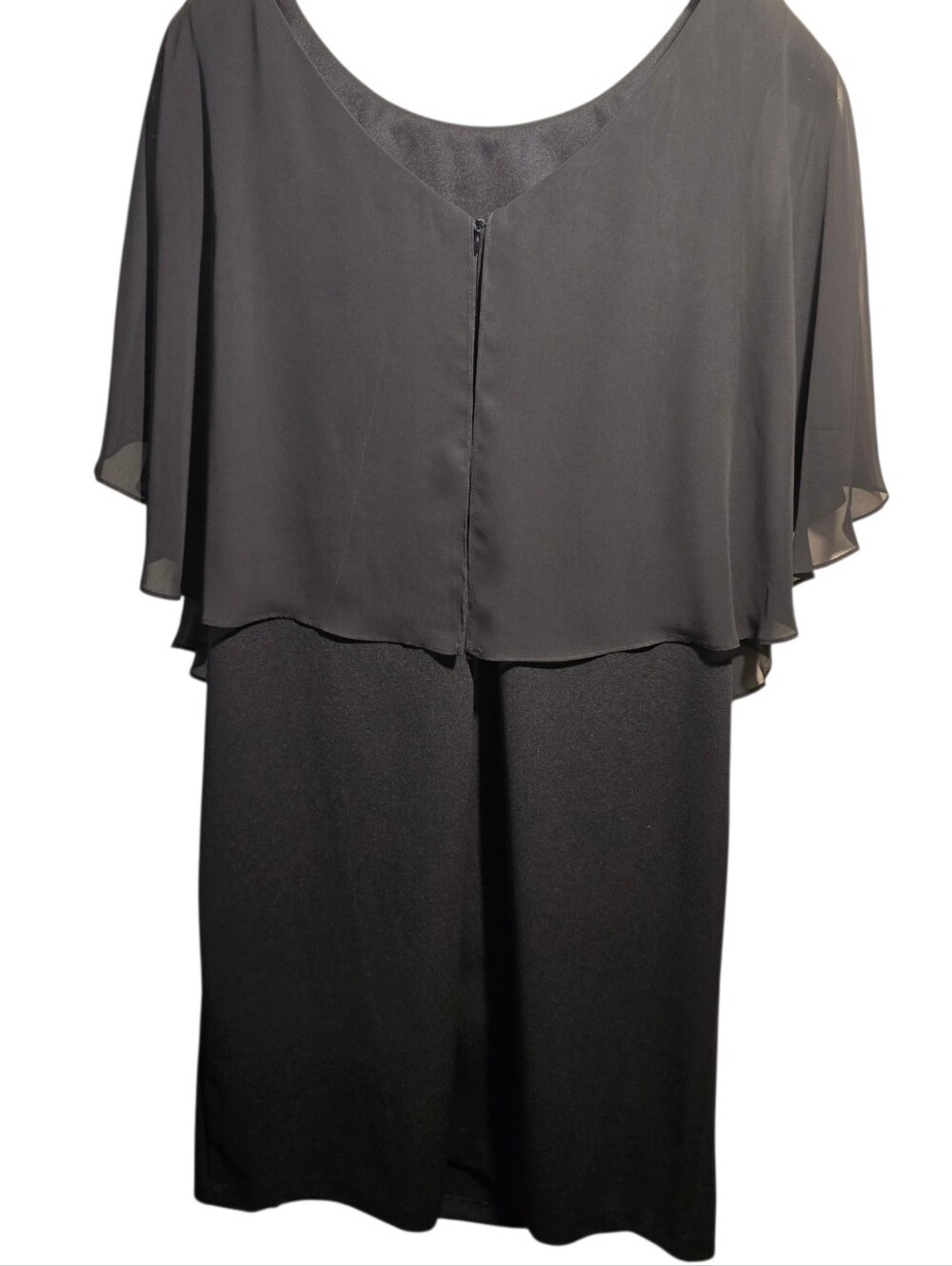 Connected Apparel Sz. 18W Black Formal Middie Dress Nwt